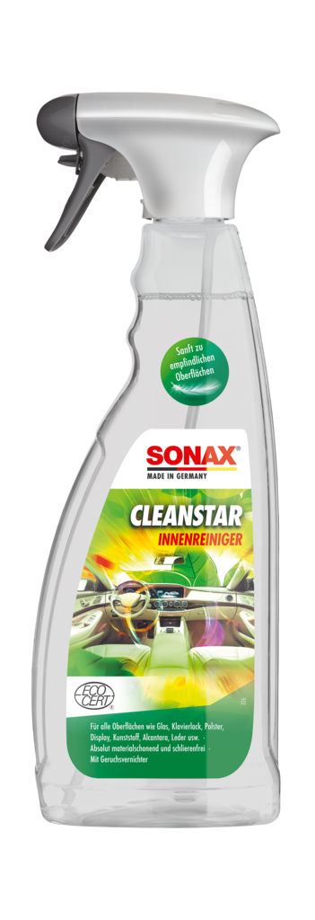 6 750ml Fl Sonax Cleanstar Ecocert Innenreiniger 