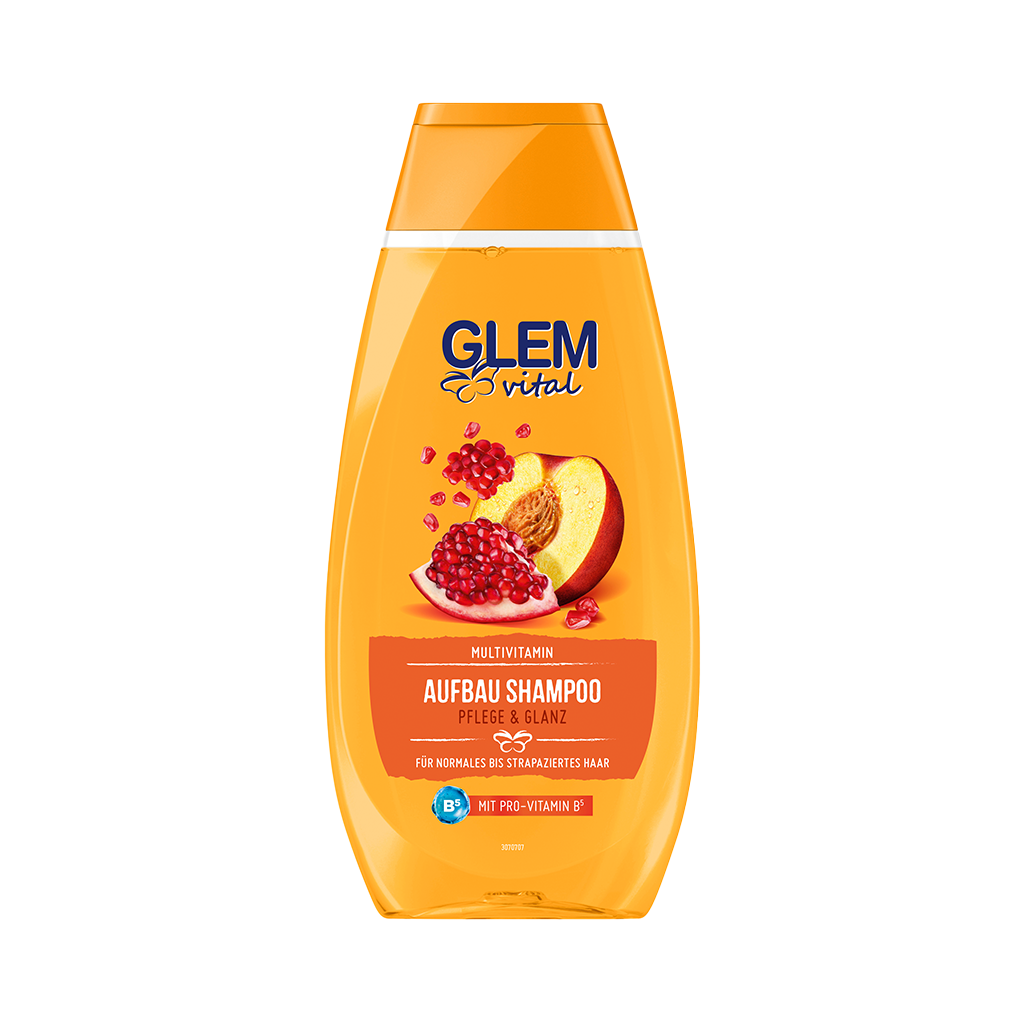 12 350ml Fl Glem Vital Shampoo Multivitamin Aufbau 