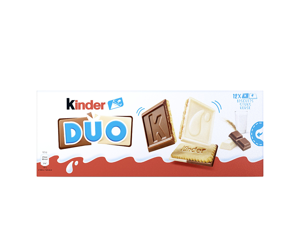 12 1St Pg Ferrero Kinder Duo Milk/White T12 