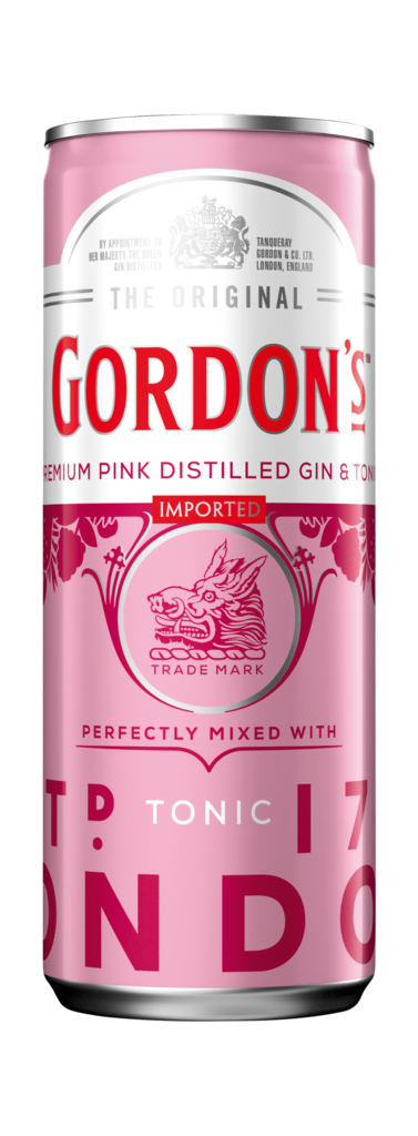 12 0.25l Ds Gordon´s Pink Gin & Tonic Vol. 6,4% EWP  
