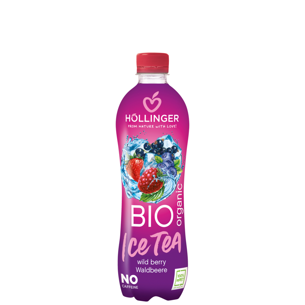 12 0.50l Fl Höllinger BIO Waldbeere Eistee PET 