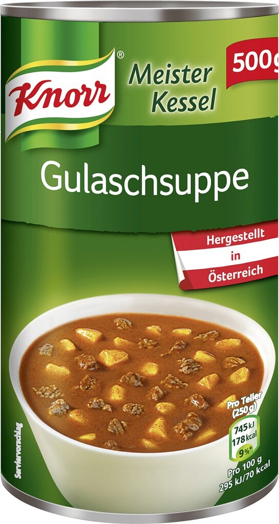 6 500g Ds Knorr Meisterkessel Gulaschsuppe 