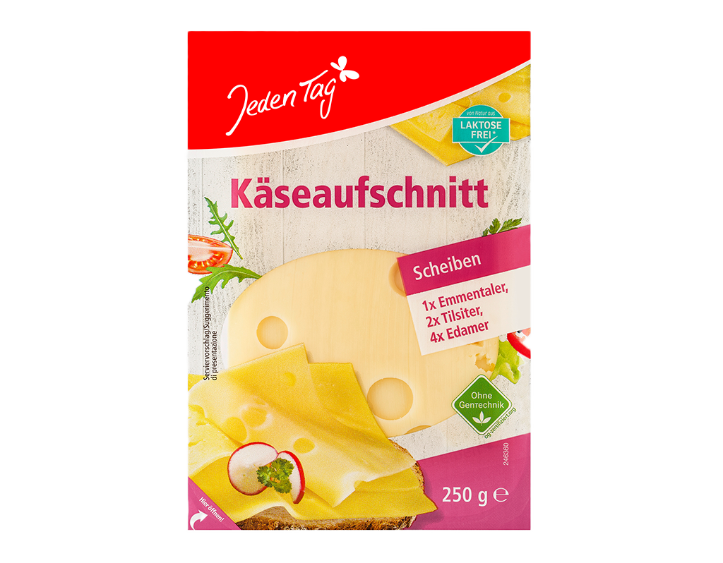 1 250g Pg Jeden Tag Käseaufschnitt 