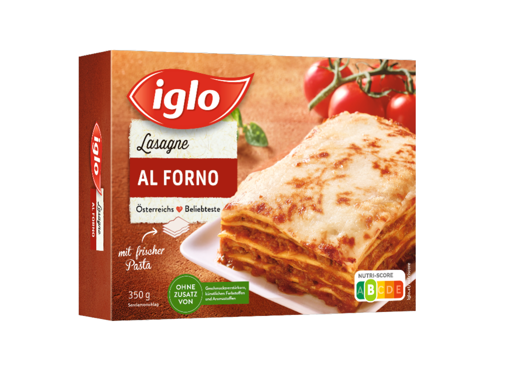 6 350gr Pg TKK Iglo Lasagne al Forno 