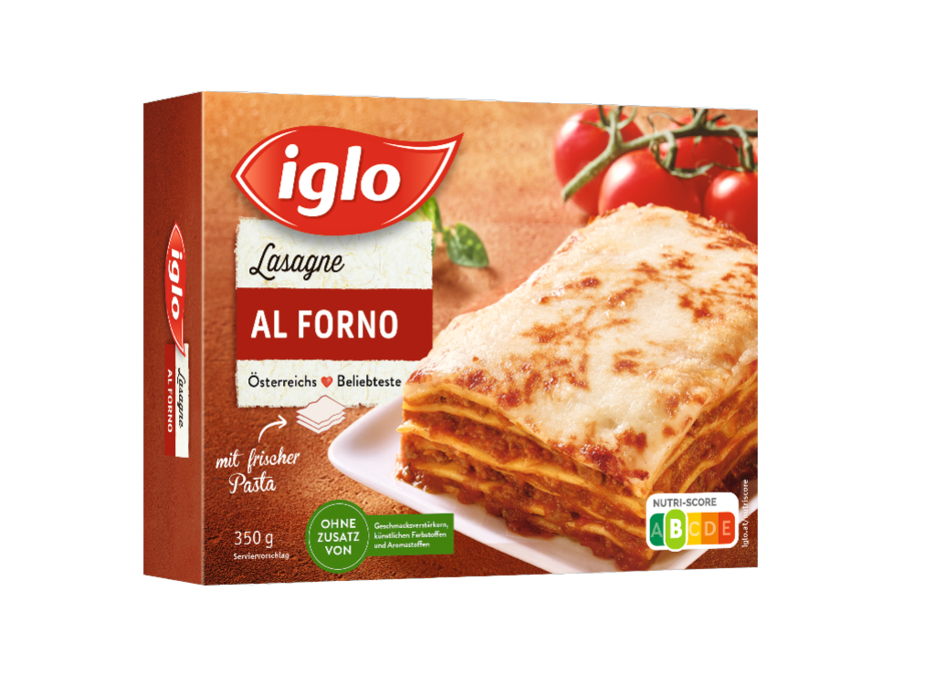 6 350g Pg TKK Iglo Lasagne al Forno 