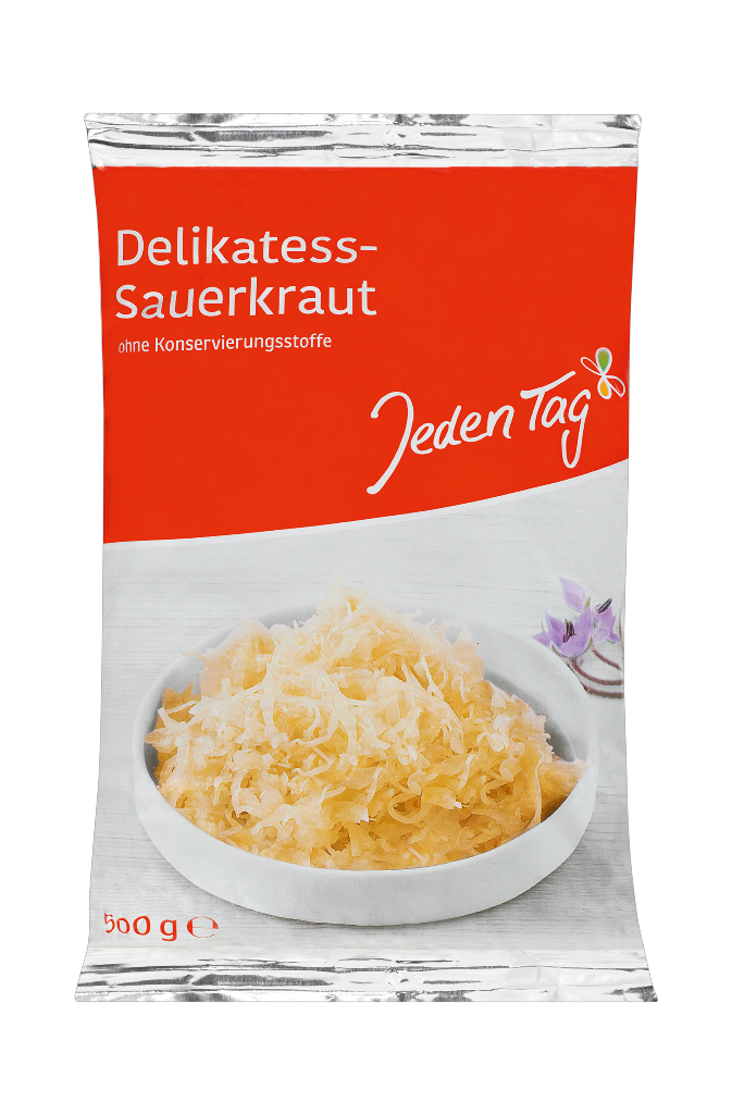24 500gr Bt Jeden Tag Sauerkraut 