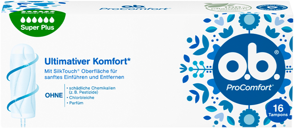 5 16St Pg o.b. ProComfort Super Plus Tampons 
