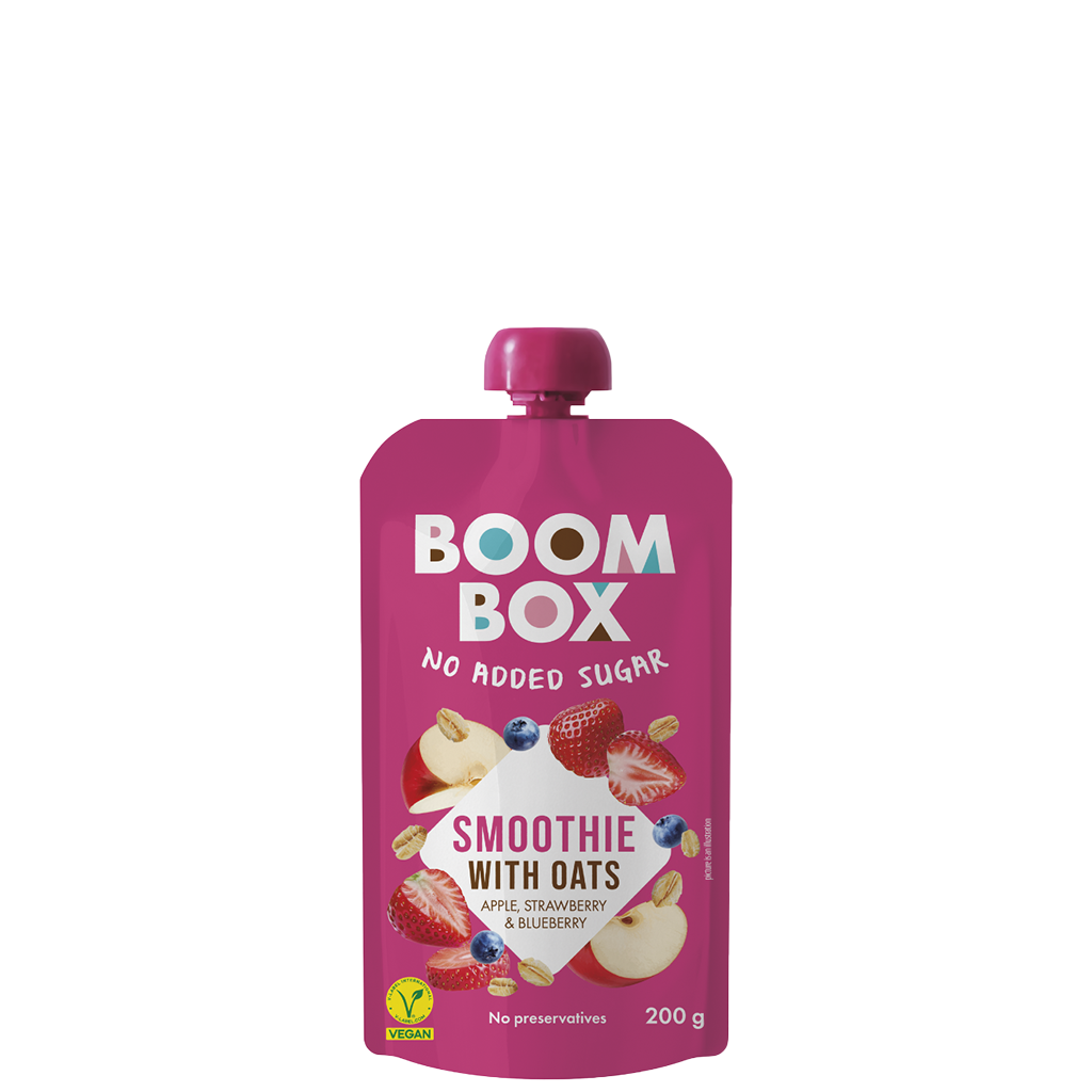 6 200g Pg Boom Box Smoothie Strawberry Blueberry 