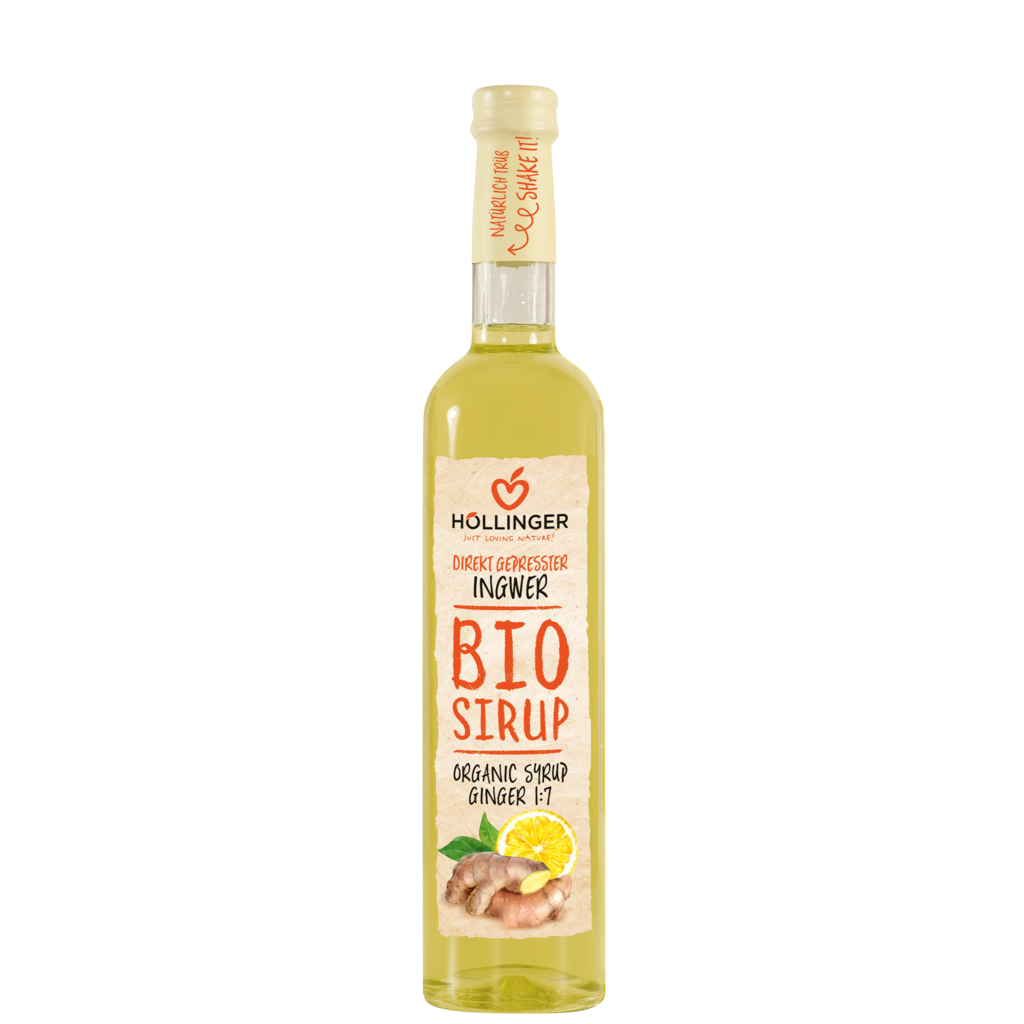 1 0.50l Fl Höllinger BIO Ingwer Sirup 