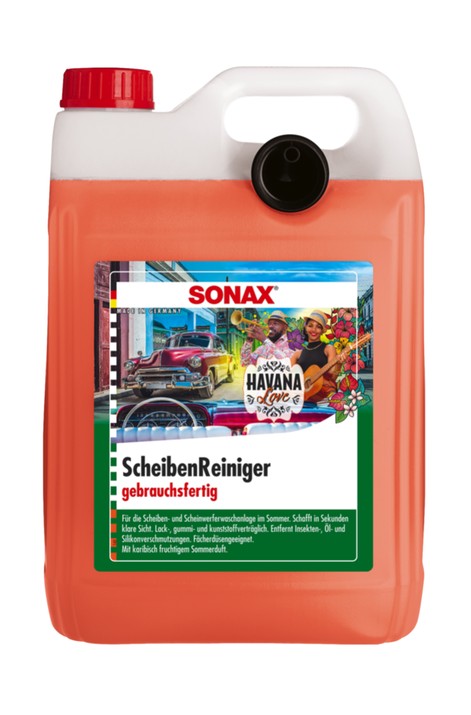 4 5.00l Ka Sonax ScheibenReiniger Havana Love gebrauchsfertig 