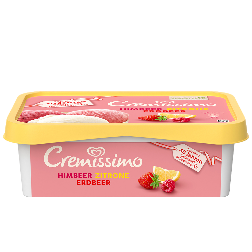 6 1.00l Pg TKK Cremissimo Himbeer Zitrone Erdbeer 