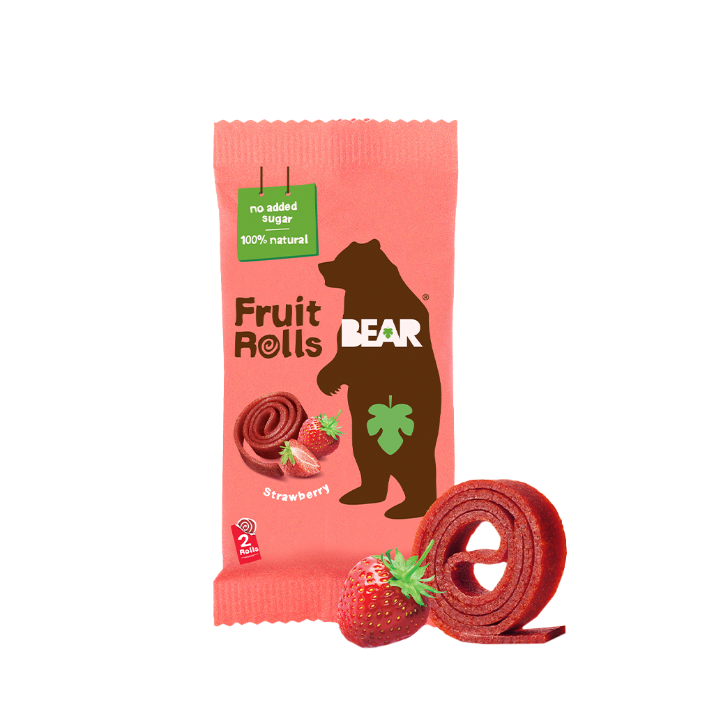 18 20g Pg Bear Fruit Rolls Singles Erdbeere 