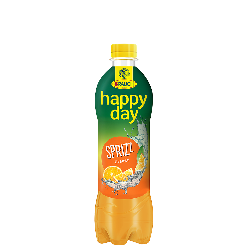 12 0.50l Fl Rauch Happy Day Orange gespritzt PET EWP 
