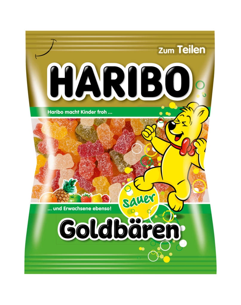18 175g Bt Haribo Goldbären Die Sauren  