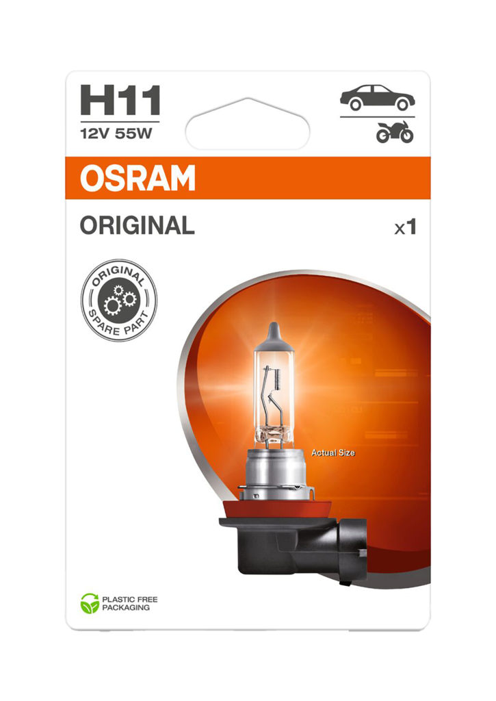 10 1St Pg Osram H11 12V 