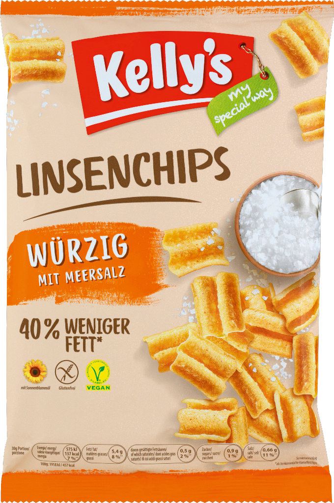 12 90g Pg Linsenchips würzig mit Meeressalz 