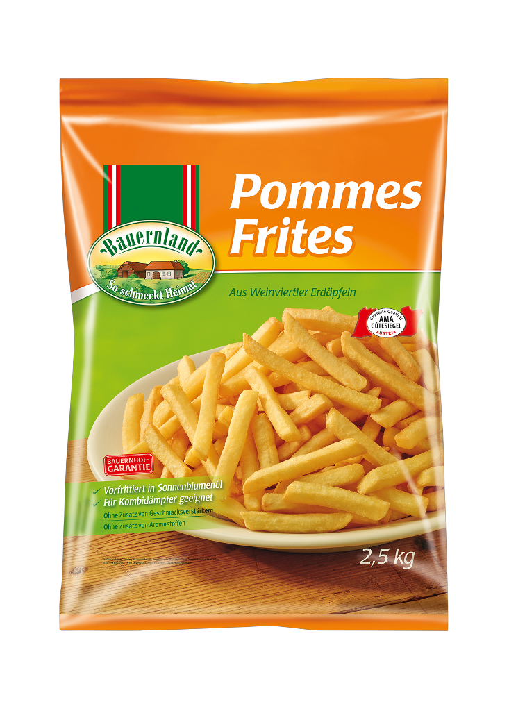 4 2,5kgPg TKK Bauernland Pommes Frites 