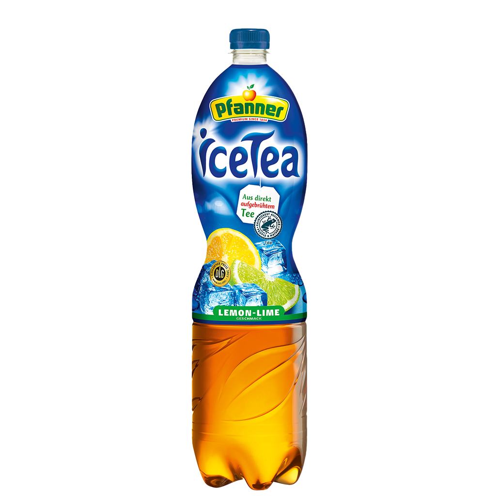 6 1.50l Fl Pfanner Ice Tea Lemon-Lime PET EWP 
