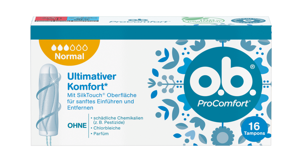 6 16 St Pg ob Pro Comfort Tampons Normal 