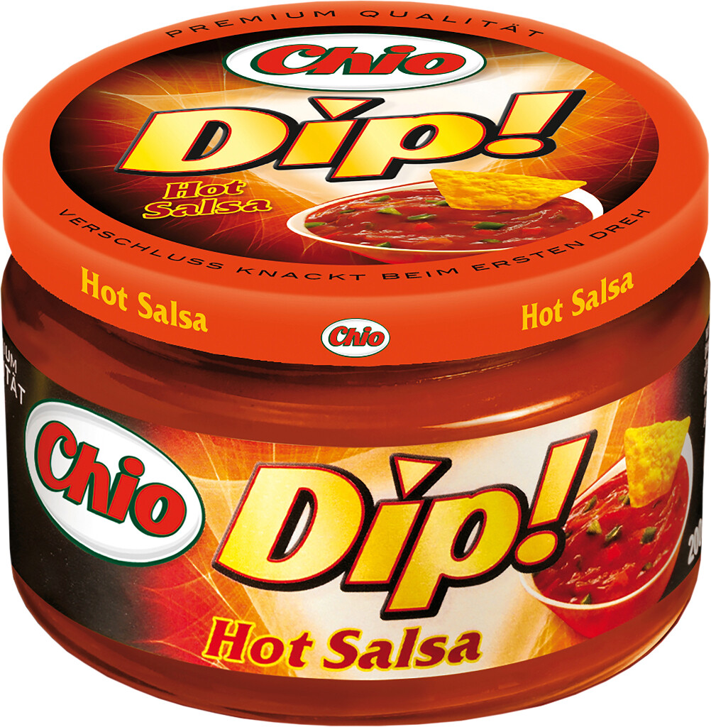 6 200ml Gl Chio Dip Hot Salsa 