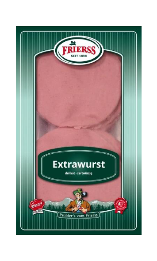 0,5 kg Extrawurst geschnitten 500gr 