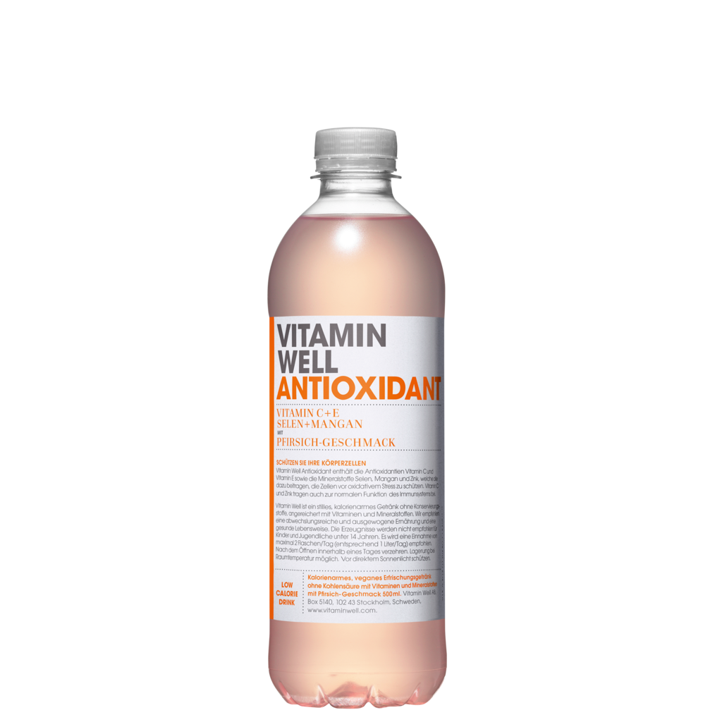 12 0.50l Fl Vitamin Well Antioxidant Pfirsich PET EWP 