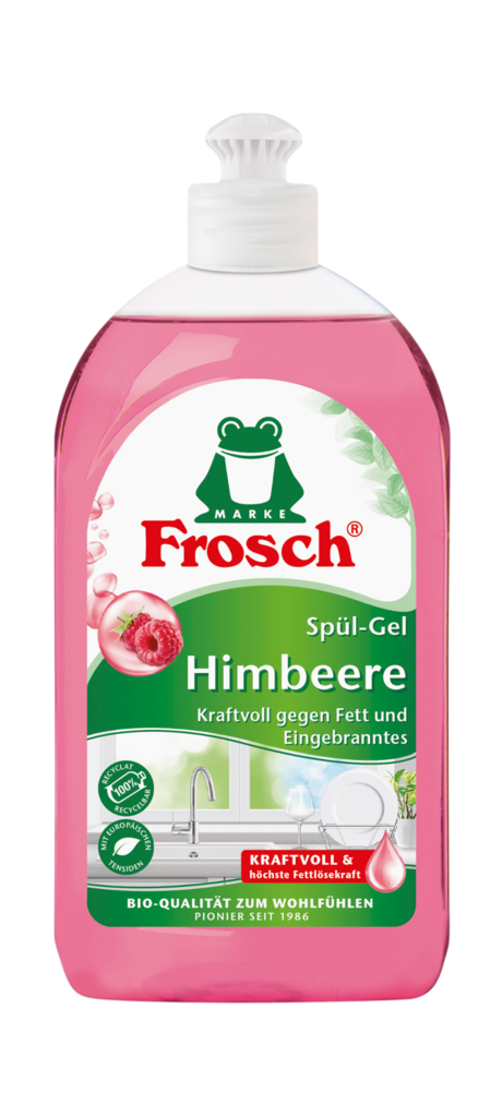 8 500mlFl Frosch Spül-Gel Himbeere 