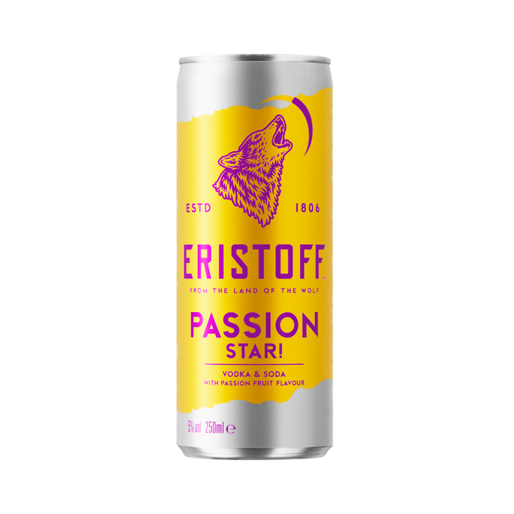 12 0.25l Ds Eristoff Passion Star 5% EWP 