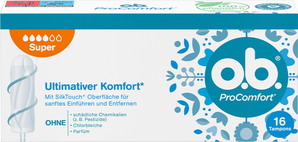 6 16St Pg ob ProComfort Tampons Super 