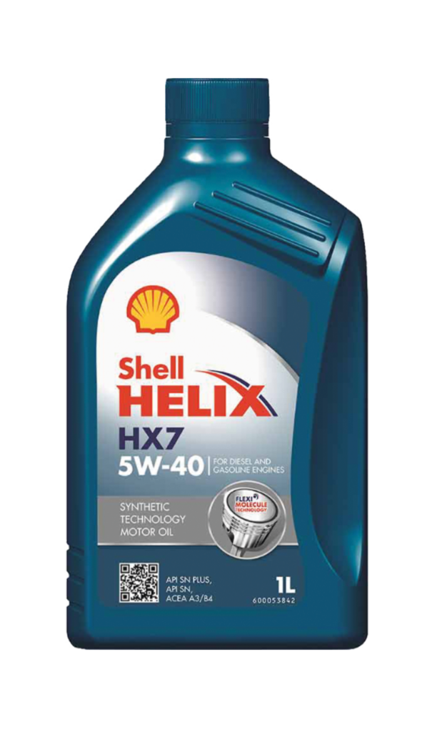 12 1.00l Fl Shell Helix HX7 5W-40 SP 