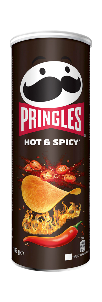 19 165grDs Pringles Hot + Spicy 