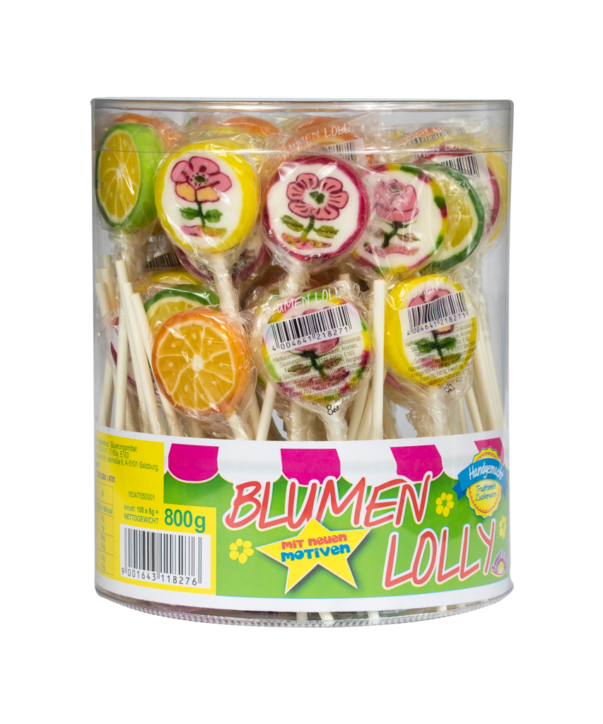 100 8gr St Blumen Lolly 