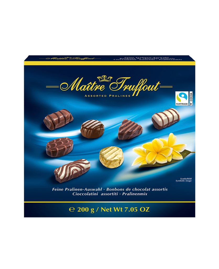 15 200g Pg Maitre Truffout Pralinenmischung blau  