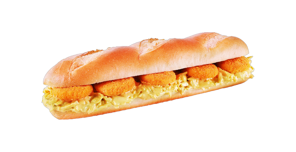 6 220grPg DELI Chicken Nuggets Baguette 