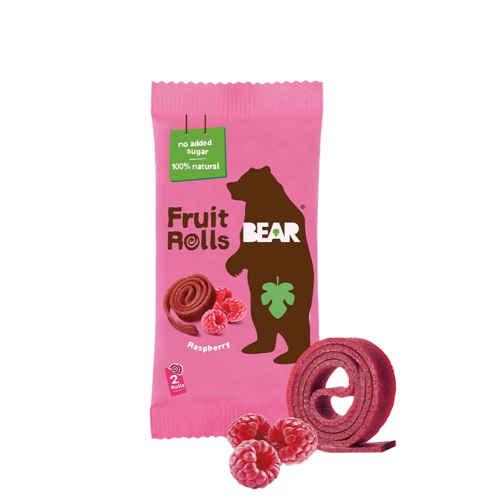 18 20g Pg Bear Fruit Rolls Singles Himbeere 