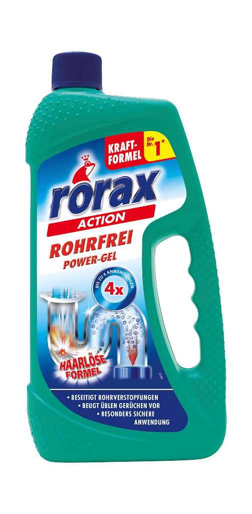 6 1.00l Fl Rorax Abflussreiniger 