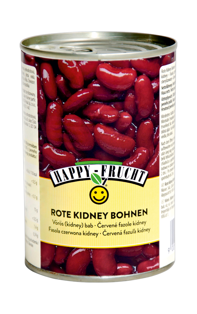 12 400gr Ds Happy Frucht Rote Kidneybohnen 