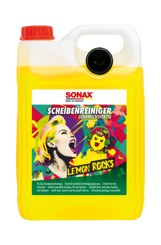 4 5.00l Ka Sonax Scheibenreiniger gebrauchsfertig Lemon Rocks 