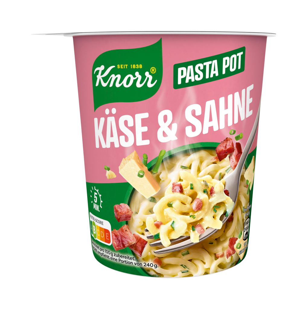8 63g Pg Knorr Snackbecher Käse Sahne 
