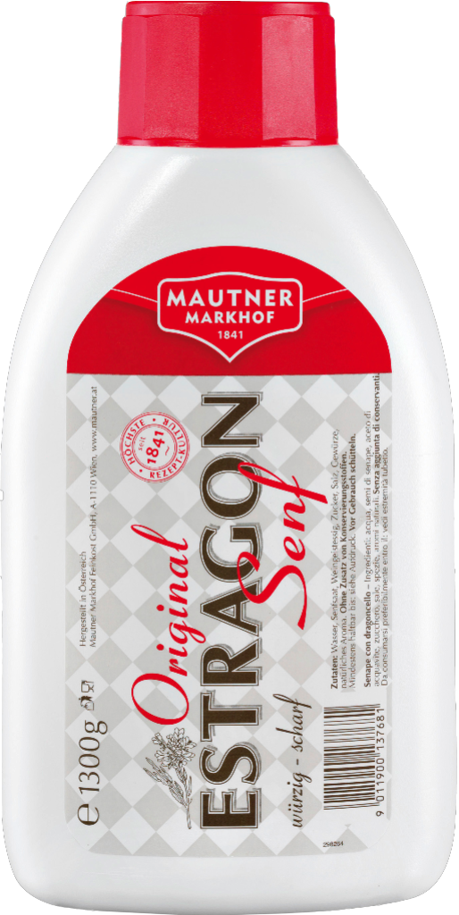1 1.3kg Fl Mautner Markhof Estragon Senf 