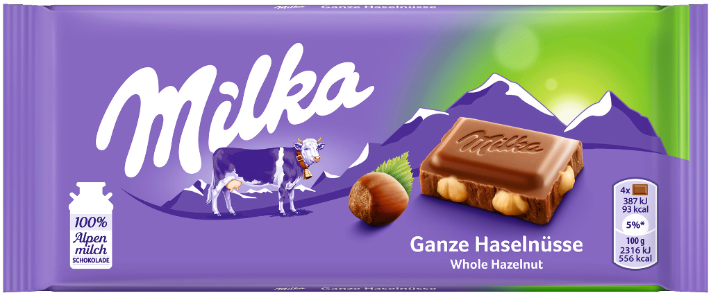 17 100gr Ta Milka Ganze Haselnüsse 