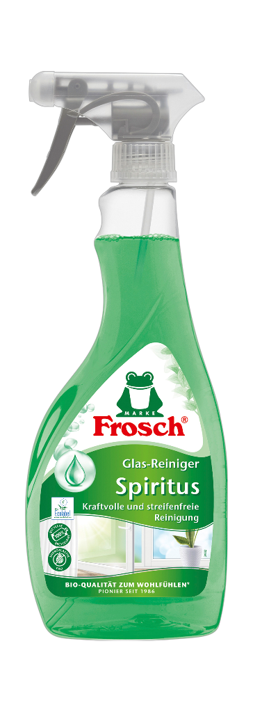 8 500ml Fl Frosch Spiritus Glasreiniger Sprühflasche 