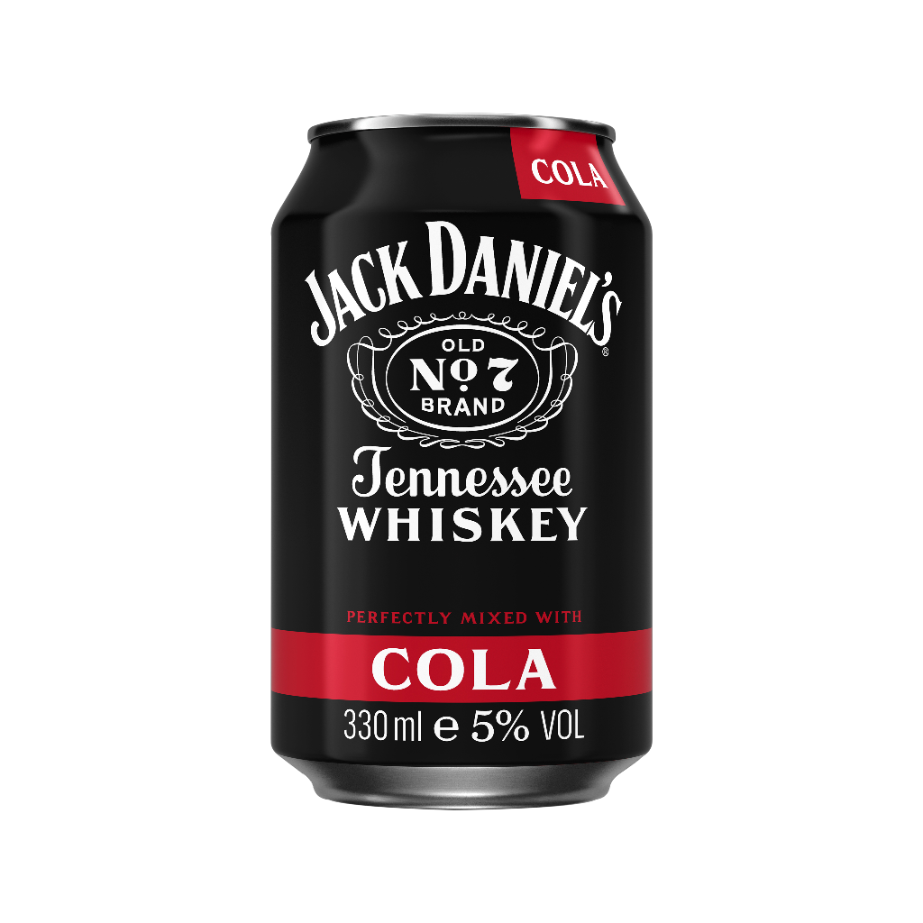 12 0.33l Ds Jack Daniel's and Cola 