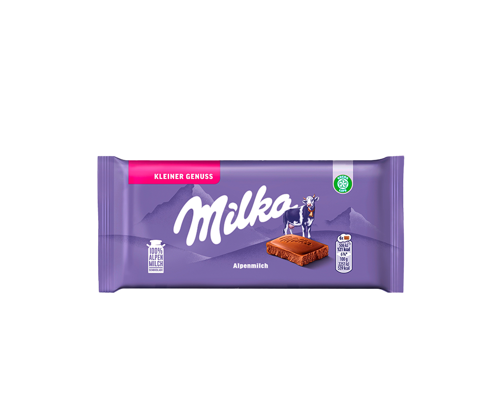 19 45g Ta Milka Alpenmilch 
