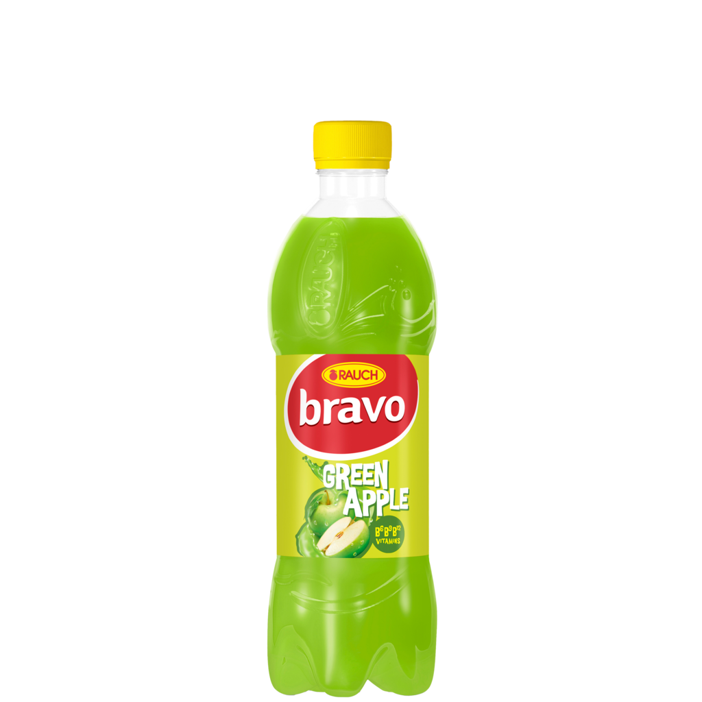 12 0.50l Fl Rauch Bravo Green Apple PET EWP 