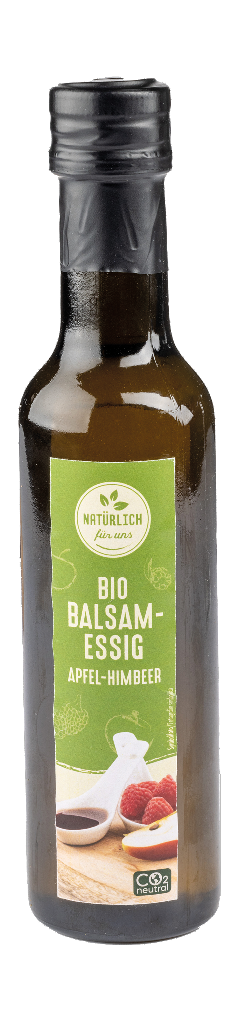 6 0.25l Fl Natürlich für uns BIO Apfel Himbeer Balsamessig 