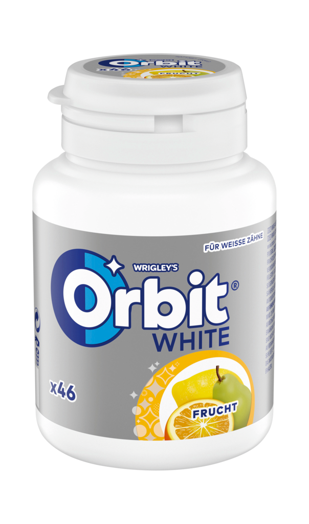 12 46    St Orbit White Kaugummi Fruit Bottle 