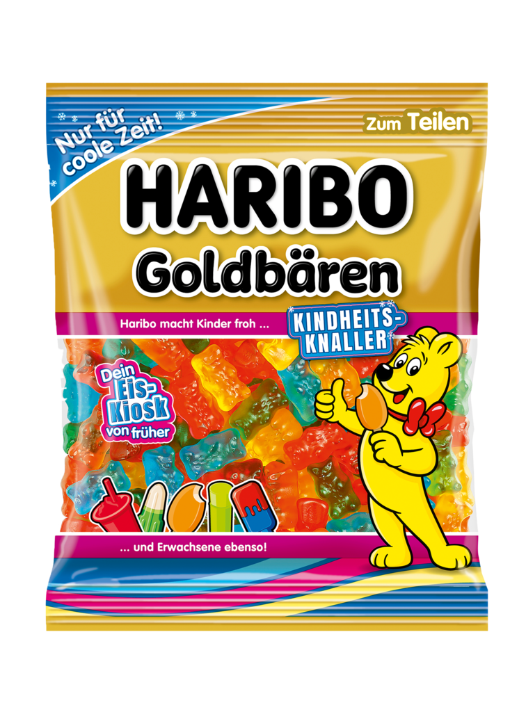 40 175g Bt Haribo Goldbären Kindheitsknaller Eis Kiosk  