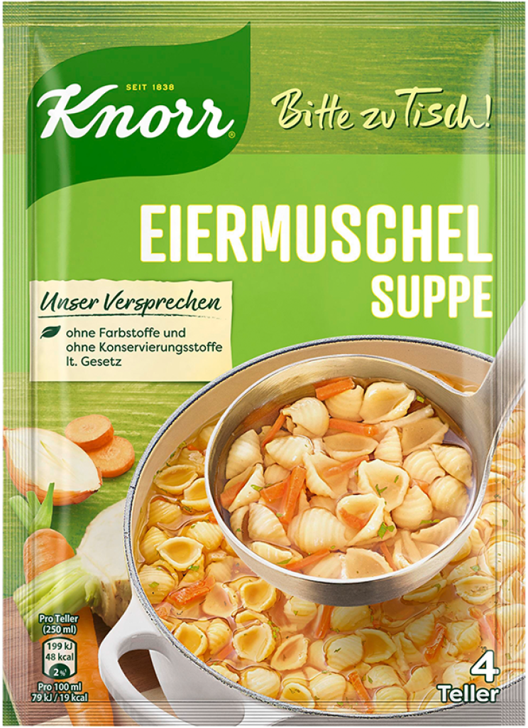 16 59g Bt Knorr Bitte zu Tisch Eiermuschelsuppe 