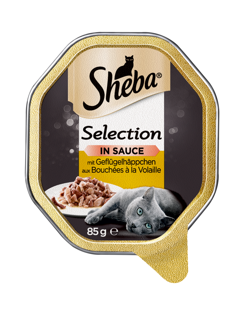 22 85gr Be Sheba Katzenfutter Schale Sauce Selection Kalb 